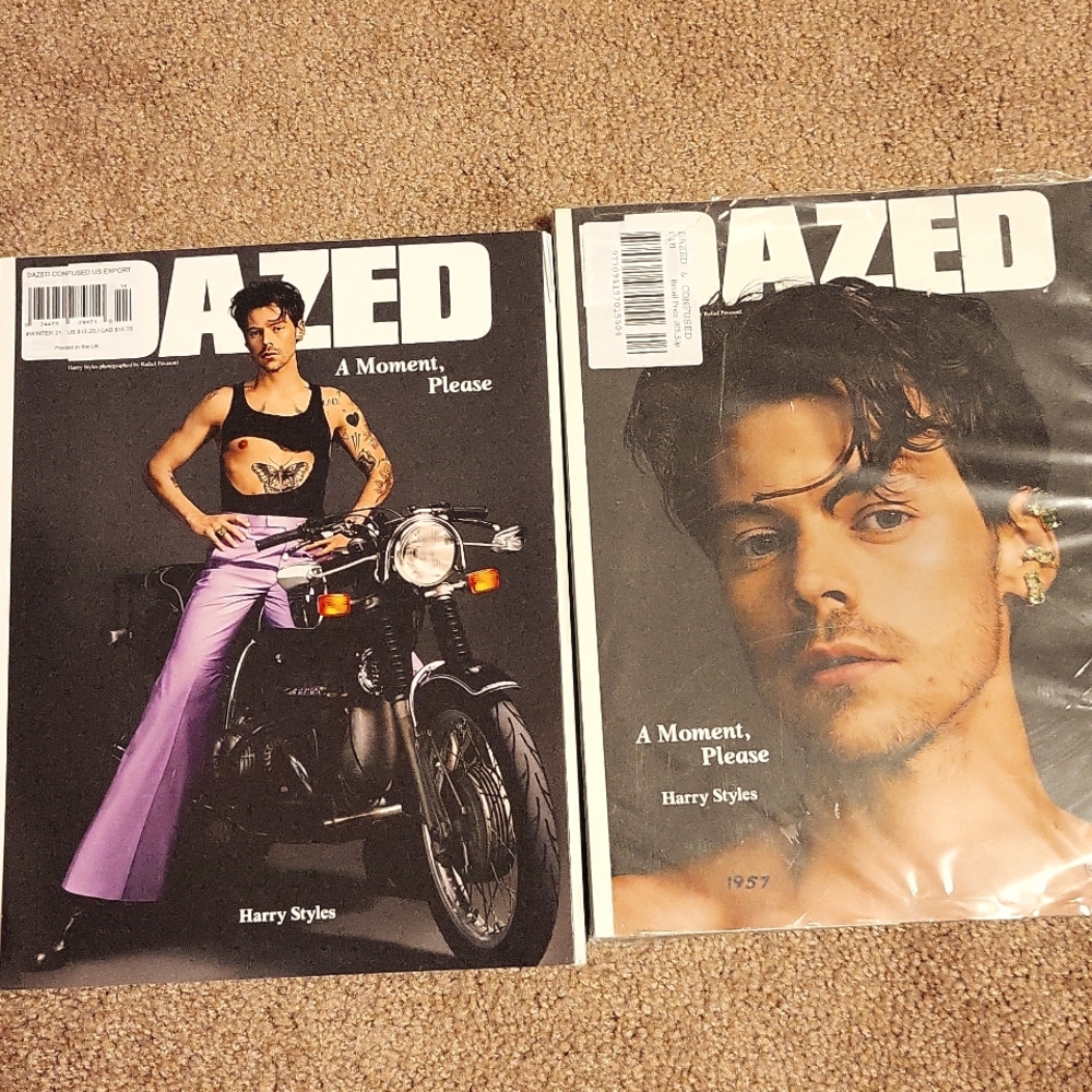 Harry Styles Dazed magazine collection bramd new